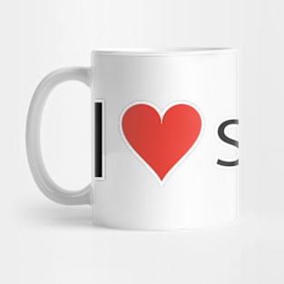 I love My School Slogan Back to school Hello School Mug